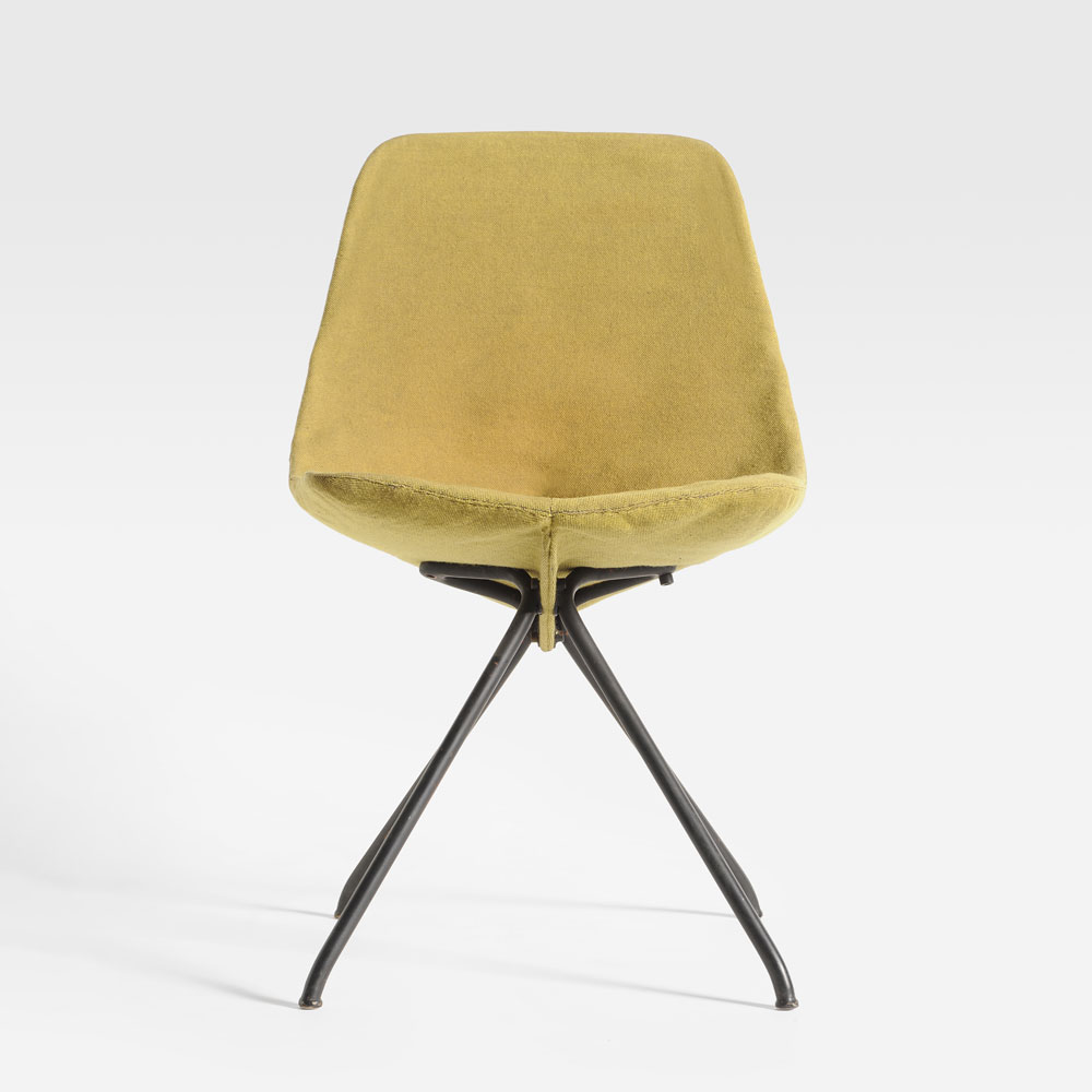 Sedia in ferro lamiera e gommapiuma “DU 30”