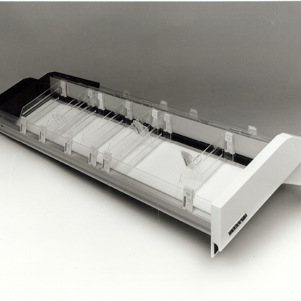 Sistema di cassettiere per farmacia “Boomerang”