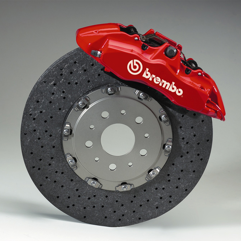 Disco e pinza per freno in carbonio ceramico “Impianto Frenante