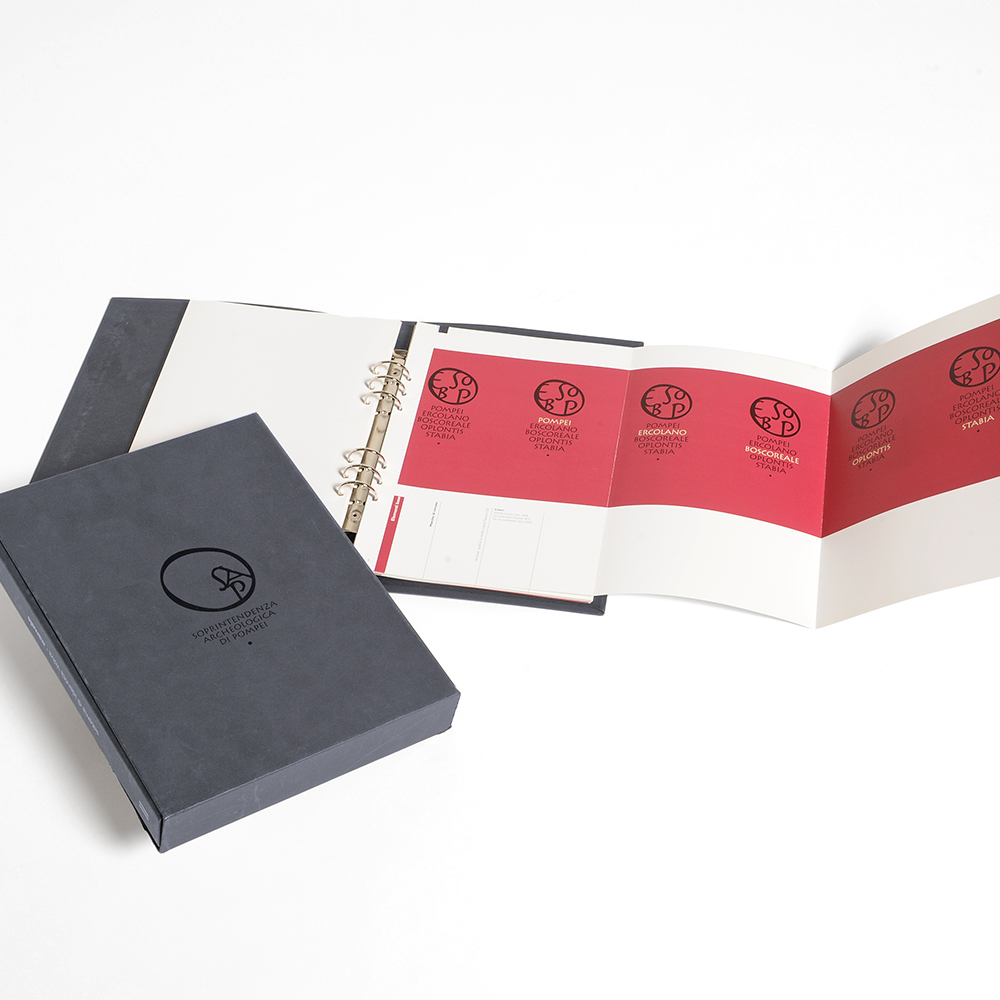 Manuale e Sistema di Identità Visiva della Soprintendenza Archeologica di Pompei